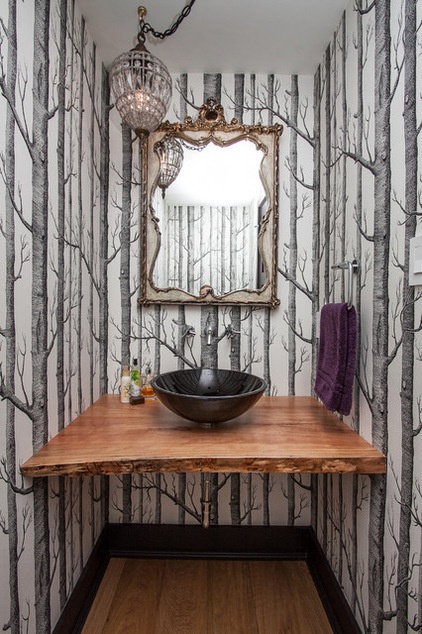 Yes, You Can Go Bold With Wallpaper in a Powder Room