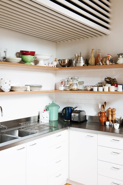 Eclectic Kitchen by Nest Architects