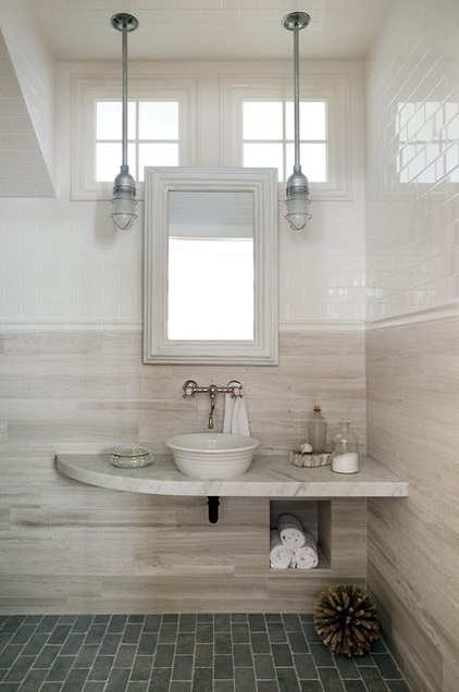 Bathroom Workbook: Layer on the Texture for High Bath Style