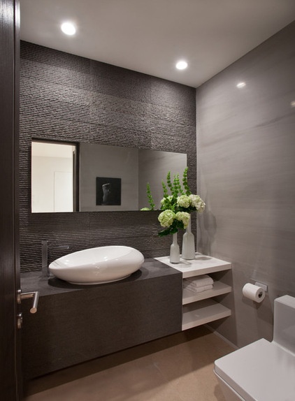 Contemporary Powder Room by SDH Studio - Architecture and Design