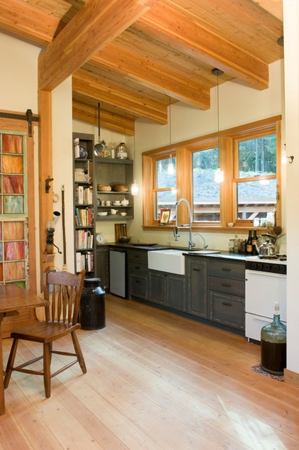 Rustic Kitchen by Alexandra Immel Residential Design LLC