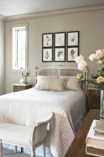 Transitional Bedroom by Linda McDougald Design | Postcard from Paris Home