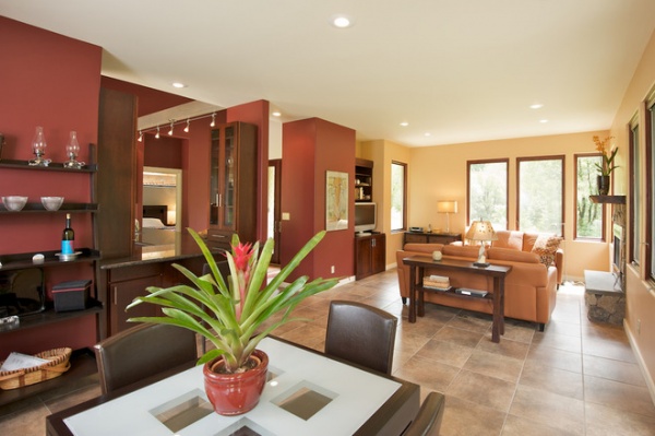 Contemporary Living Room by Ed Ritger Photography