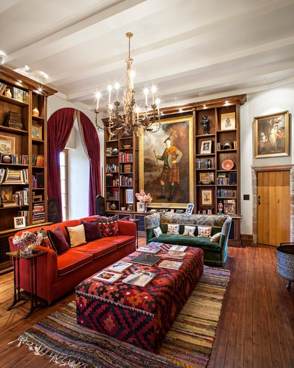 Traditional Living Room by Maxwell & Company Architects