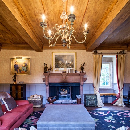 Traditional Living Room by Maxwell & Company Architects