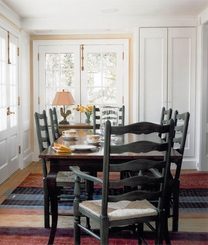 Farmhouse Dining Room by Sroka Design, Inc.