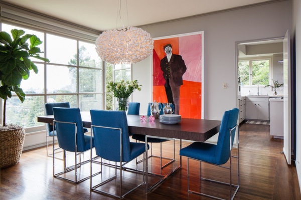 Contemporary Dining Room by Cheryl Burke Interior Design