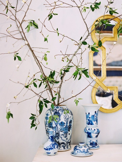 9 Fresh Ways to Use Classic Blue and White Ceramics