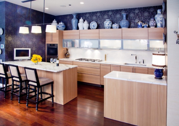 Eclectic Kitchen by Lisa Wolfe Design, Ltd