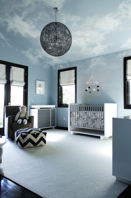 Contemporary Nursery by Amy Sklar Design Inc