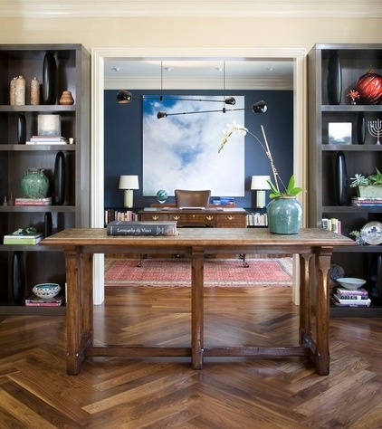 Eclectic Home Office by Designer Premier