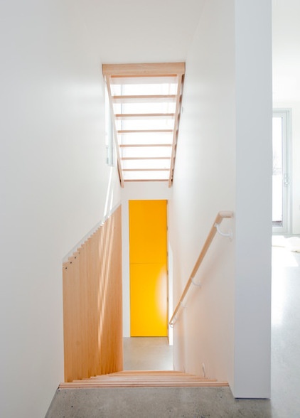 Contemporary Staircase by Novell Design Build