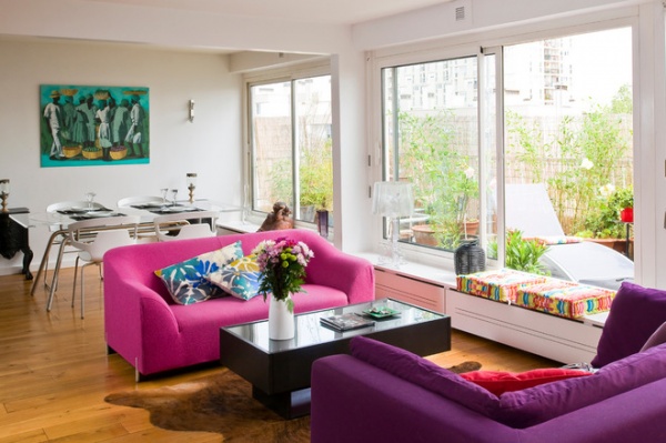 Houzz Tour: Parisian Flat’s Redo Revolves Around a Terrace View