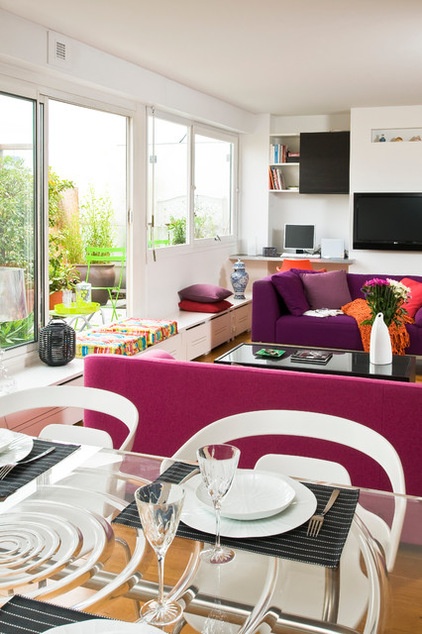 Houzz Tour: Parisian Flat’s Redo Revolves Around a Terrace View