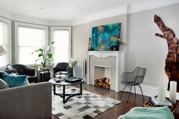 Room of the Day: Art an Inviting Presence in a Formal Living Room