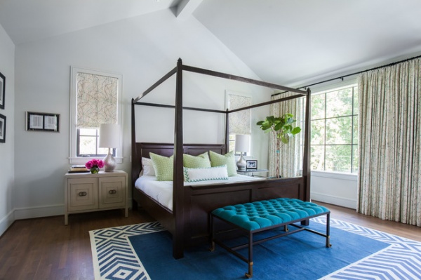 Transitional Bedroom by Laura U, Inc.