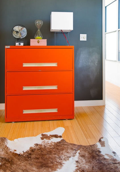 Eclectic Home Office by Kailey J. Flynn Photography