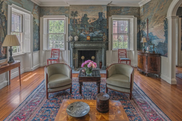 Room of the Day: New Life for Historic Wallpaper Landscapes