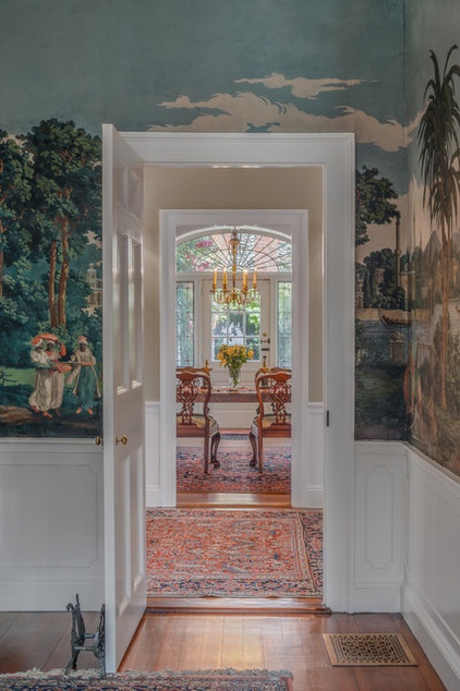 Room of the Day: New Life for Historic Wallpaper Landscapes