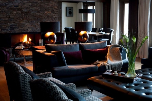 Houzz Tour: A French Ski Chalet’s Dark Sophistication