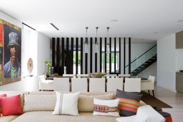 Contemporary Living Room by Denai Kulcsar Interiors