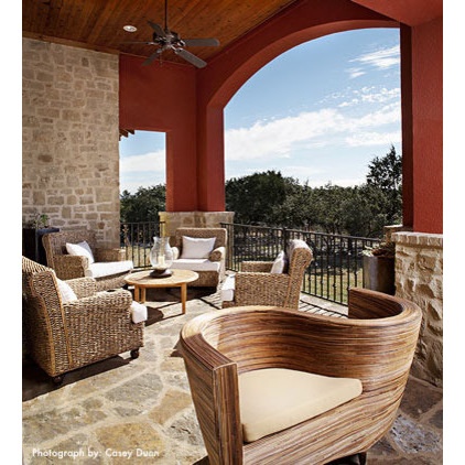 Traditional Patio by Laura Britt Design