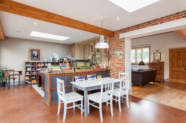 Farmhouse Dining Room by Chris Snook