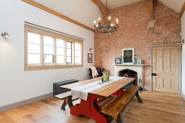 Farmhouse Dining Room by Chris Snook