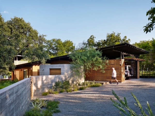 Contemporary Garage And Shed by Lake Flato Architects