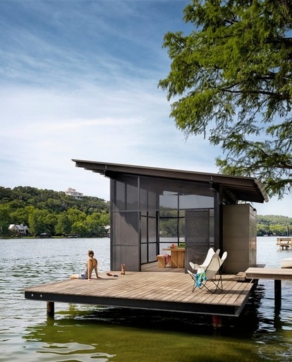 Contemporary Deck by Lake Flato Architects