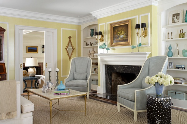 Traditional Living Room by Jules Duffy Designs