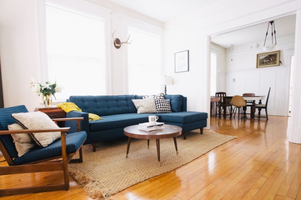 Midcentury Living Room by Nanette Wong