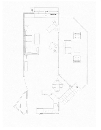 Traditional Floor Plan by Beth Rosenfield Design LLC