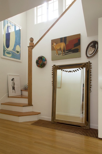 Eclectic Staircase by Margot Hartford Photography