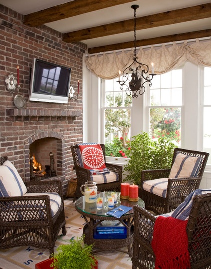 Traditional Family Room by Kathryne Designs, Inc