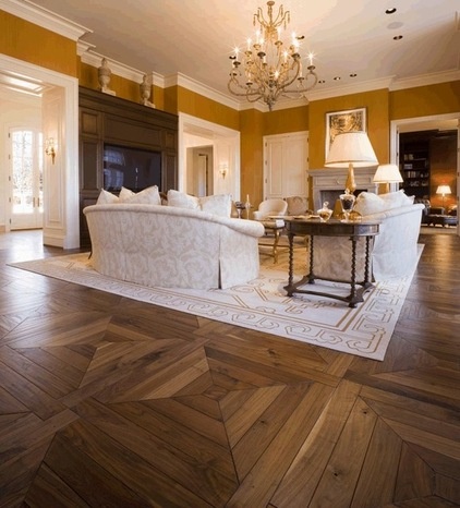 Rustic Family Room by Darmaga Hardwood Flooring