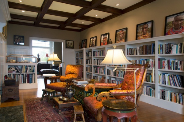 Eclectic Living Room by Margot Hartford Photography