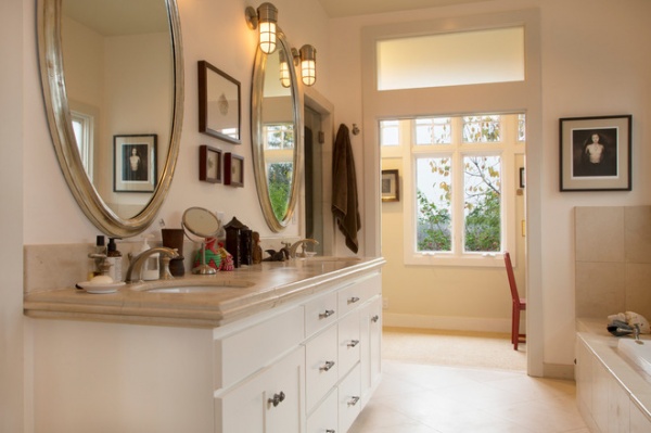 Eclectic Bathroom by Margot Hartford Photography