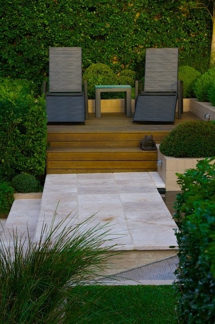 Contemporary Patio by Art in Green