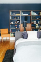 Room of the Day: An Island Bed Makes Way for a Reading Niche