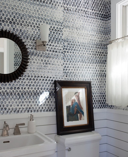 Traditional Powder Room by SPACE Architects + Planners