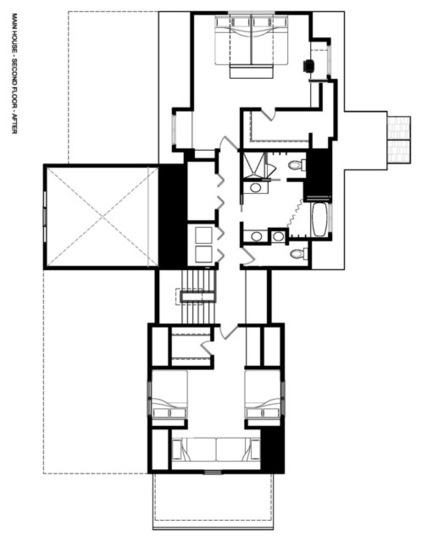 Traditional Floor Plan by SPACE Architects + Planners