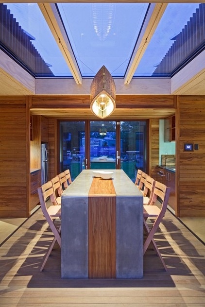 Beach Style Dining Room by First Light Studio