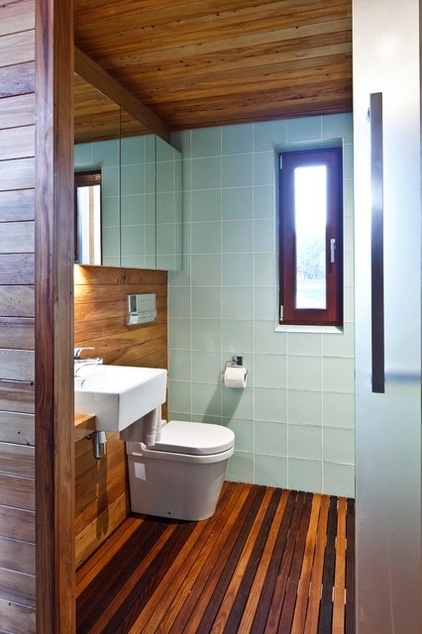 Beach Style Bathroom by First Light Studio