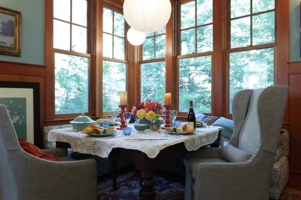 Transitional Dining Room by Shannon Malone