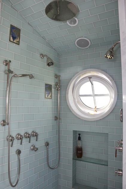 Traditional Bathroom by Mueller Nicholls Cabinets and Construction