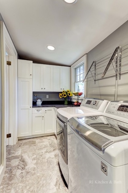 Craftsman Laundry Room by RI Kitchen & Bath