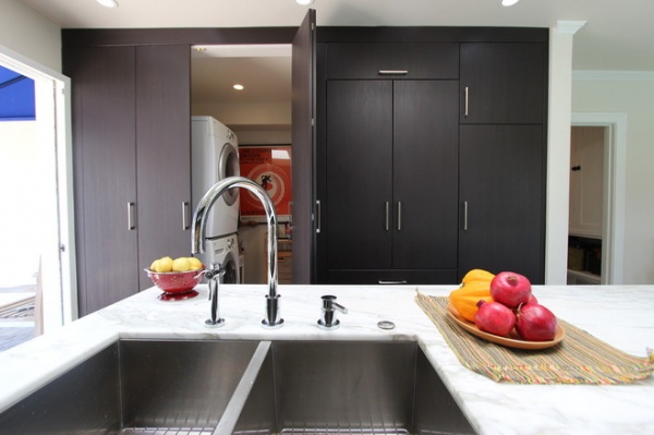 Transitional Laundry Room by Pretty Smart