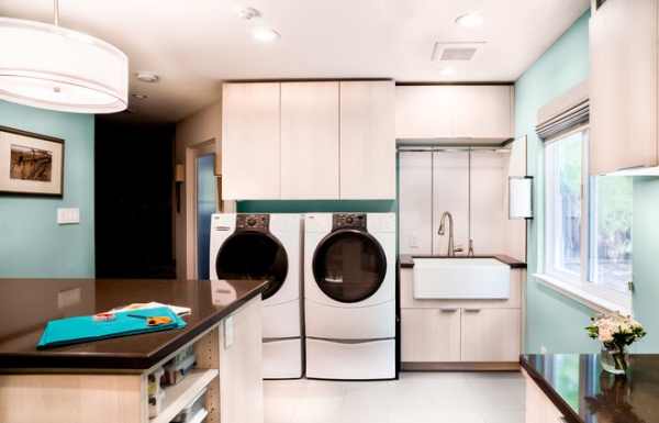 Transitional Laundry Room by House 2 Home Design & Build