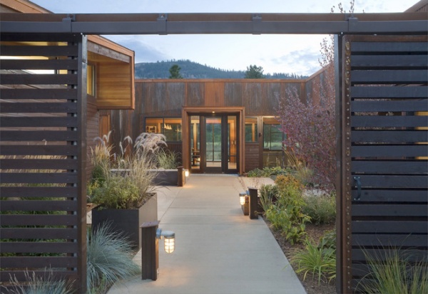 Contemporary Entry by Balance Associates Architects